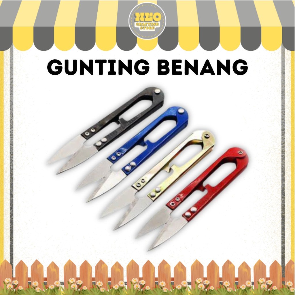 

Gunting Cekris Buang Benang Kangyong Warna Warni