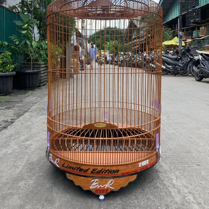 SANGKAR KANDANG MURAI BNR LIMITED EDITION 2022 TIMBUL AKRILIK (free ce