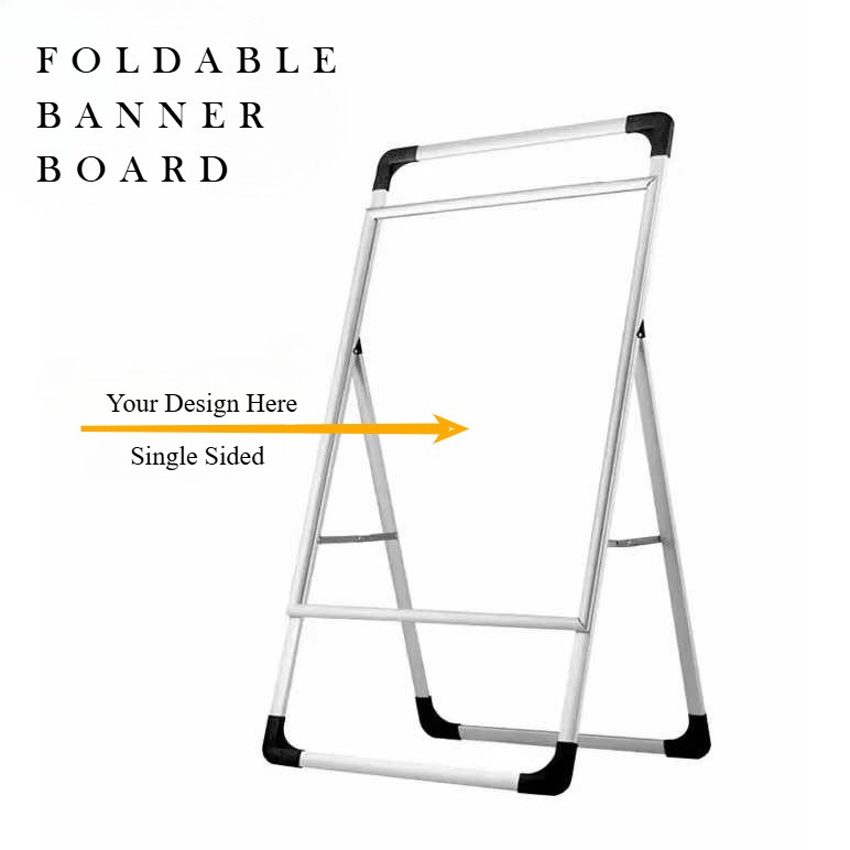 

Papan Display Banner Iklan Foldable Poster Board Single Sided INU103