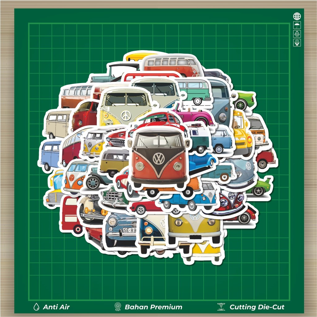 

HOT 50 PCS STIKER Stiker Vehicle Series 3 Cars Bus Truck [Kendaraan Seri 3 Mobil Bus Truk] Stiker Fashion Cars Decal Dingin Kartu Album Custom Vinyl Anti Air- Sticker Aesthetic Buku Journal Koper Casing HP Tablet Laptop Helm Motor Botol Minum