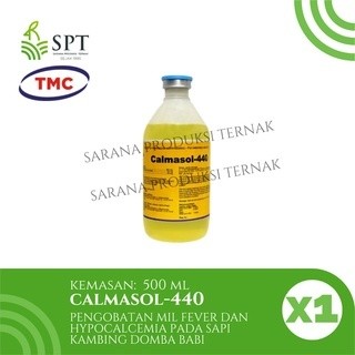 

CALMASOL-440 500 ML MENGATASI HYPOCALCEMIA DAN MILK FEVER SAPI KAMBING