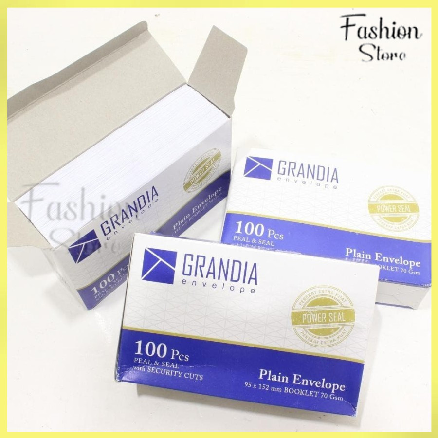 

FS PAKET 5 KOTAK DAN 1 KOTAK Isi 100Pcs Amplop Putih P 104 Grandia Amplop Polos Kecil Dengan Lem Perekat