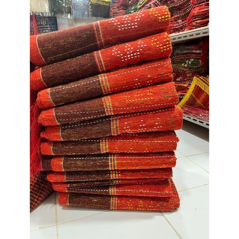 Ulos Sadum merah cabe dan hijau dimensi Ulos boru Ulos panoropi ulos holong Ulos bere perempuan