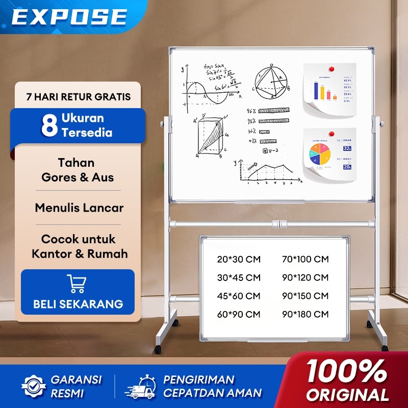 

New Whiteboard Magnetic White Board With Stand Free Marker Eraser Suitable For Office Classroom HomePremium