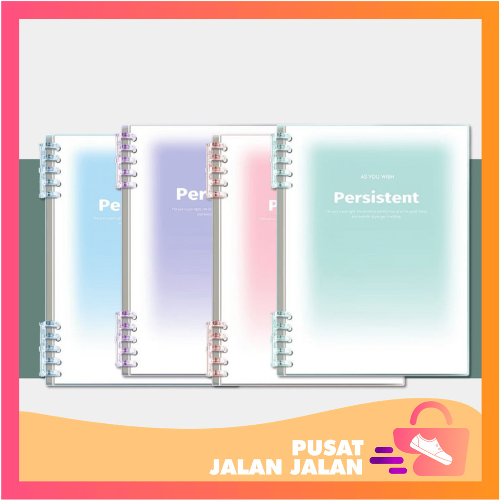 

PJJ - 6646 Buku Catatan Lucu / Buku Binder / Notebook Loose Leaf Lucu / Buku Tulis Sekolah / Aesthetic Korean Loose Leaf Binder