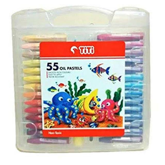 

TITI oil pastel / crayon minyak 12clr/24clr/36clr/48clr/55clr