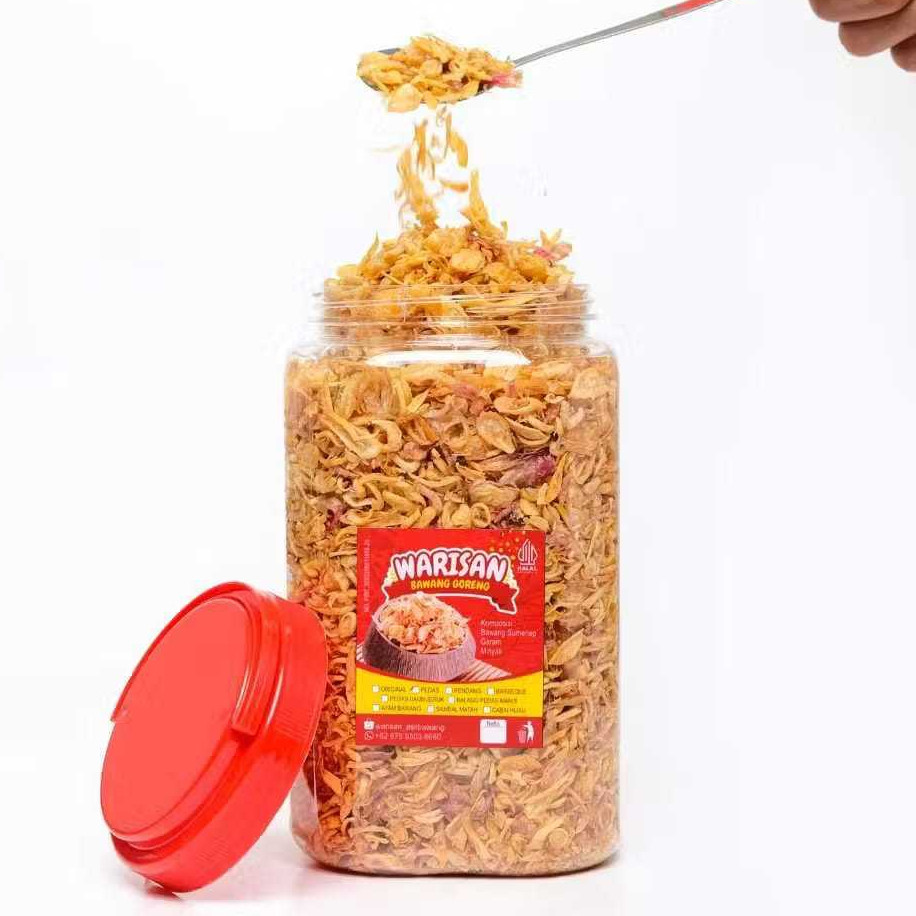 

Bawang goreng sumenep 500 gr asli tanpa campuran kemasan toples