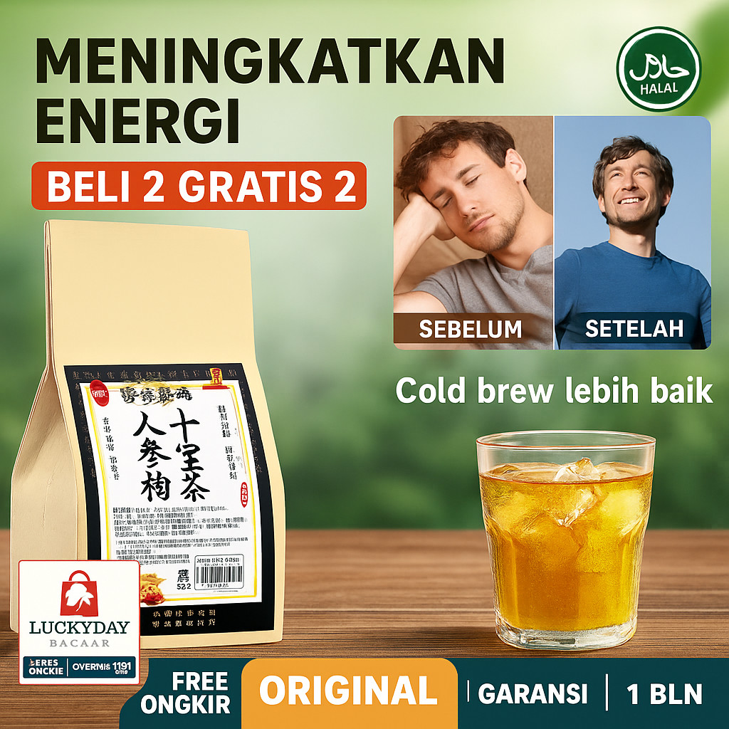 

【Meningkatkan Energi】Beli 2 Gratis 2【5g x 30/Bottle】Teh Sembilan Bahan Ginseng/Teh Penguat Ginjal Polygonatum Minuman Kesehatan QiTeh Kesehatan untuk Nutrisi Tubuh/TEH KUNYIT / Teh Herbal Alami Sehat/​Herbal Disposable/Teh Anti Lelah