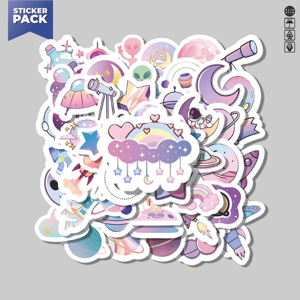 

[100PCS]Stiker Pack Stiker Macaron Candy Color [Macaron Warna Permen] Aesthetic Vinyl Anti Air Dekorasi Sticker Laptop Buku Journal Koper Helm Casing HP Gitar Helm Skateboard