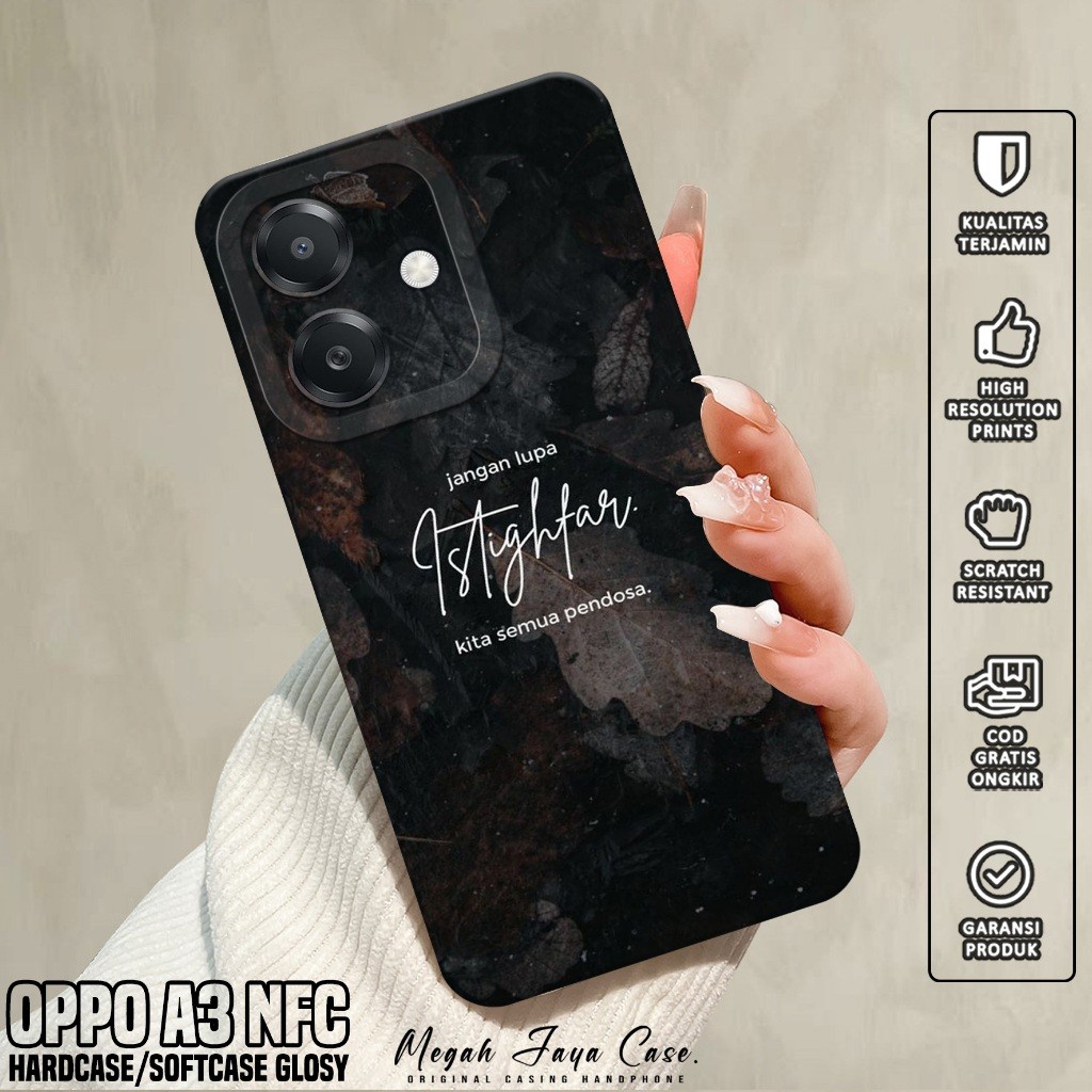 Case Hp OPPO A3 NFC - Casing OPPO A3 NFC Motif QUOTES - Silikon OPPO A3 NFC - Softcase Hp OPPO A3 NF