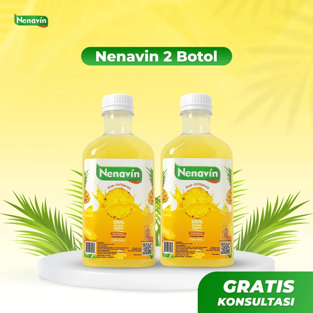 

Nenavin Cuka Nanas - Detox Tubuh - Suplemen Kesehatan - Kontrol Gula Darah Normal - Menjaga Imun Tubuh