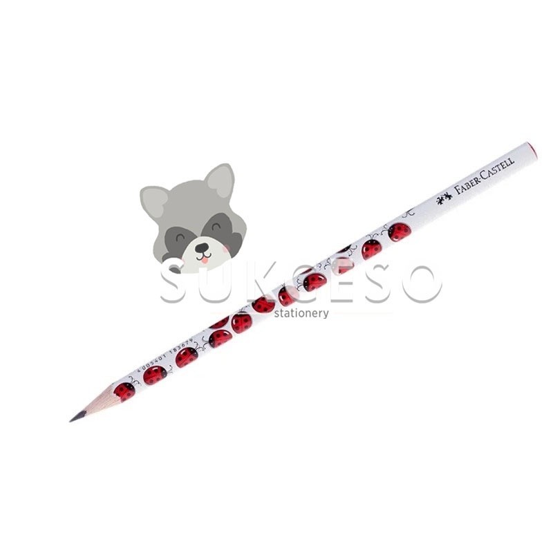 

Faber Castell Pensil Ladybird Series/ Ladybug Pencil Motivbleistifte Kumbang 2B Berkulitas