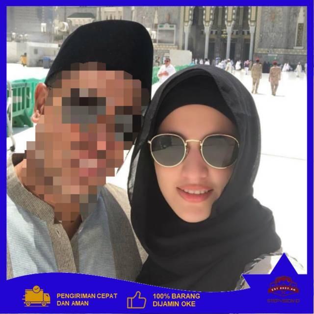 Kacamata Fashion Wanita Hijab LS 155 T DH oval bahan KACA [StepVision ID]