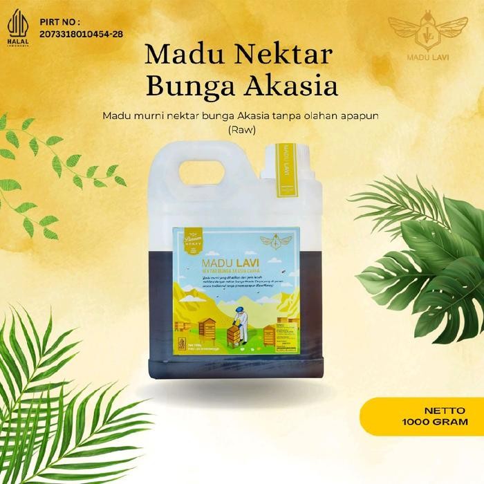 

Hot Produk Madu Lavi Madu Hutan Nektar Akasia Carpa Kemasan 1000gram Terbaik dan Terlaris