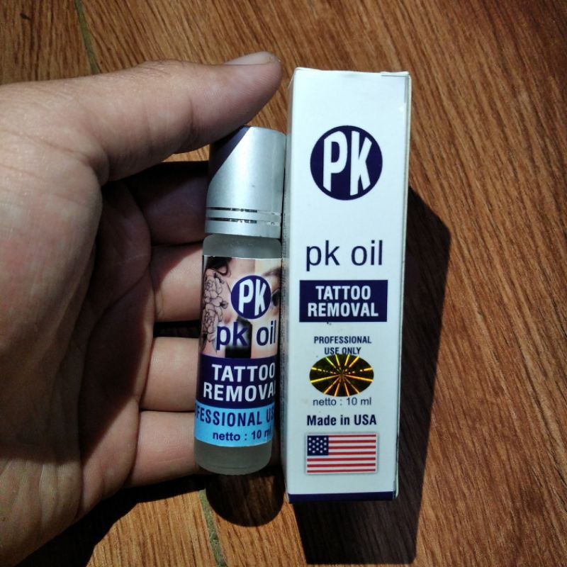 Obat Penghilang Penghapus Tatto Permanen & Sulam Alis PK Oil Cepat Aman
