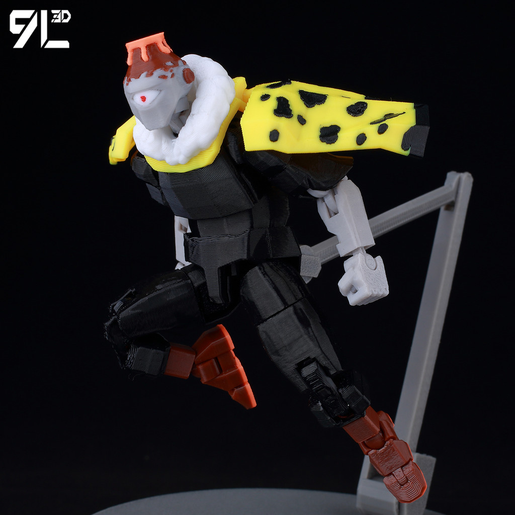 

9L3D Jujutsu Kaisen Jogo Figure LUCKY13 Anime Collectible Toy Titan13 Multi-Jointed Poseable T13 Model Gift for Kids & Adults