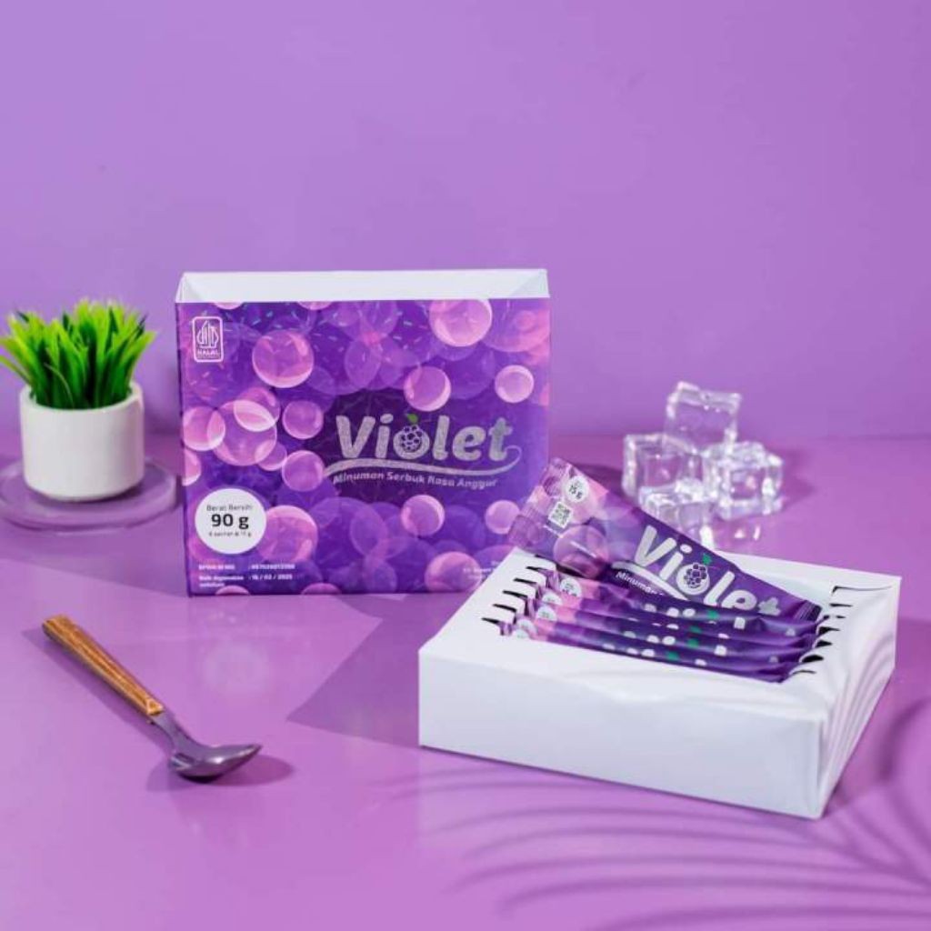 

Violet minuman serbuk Collagen