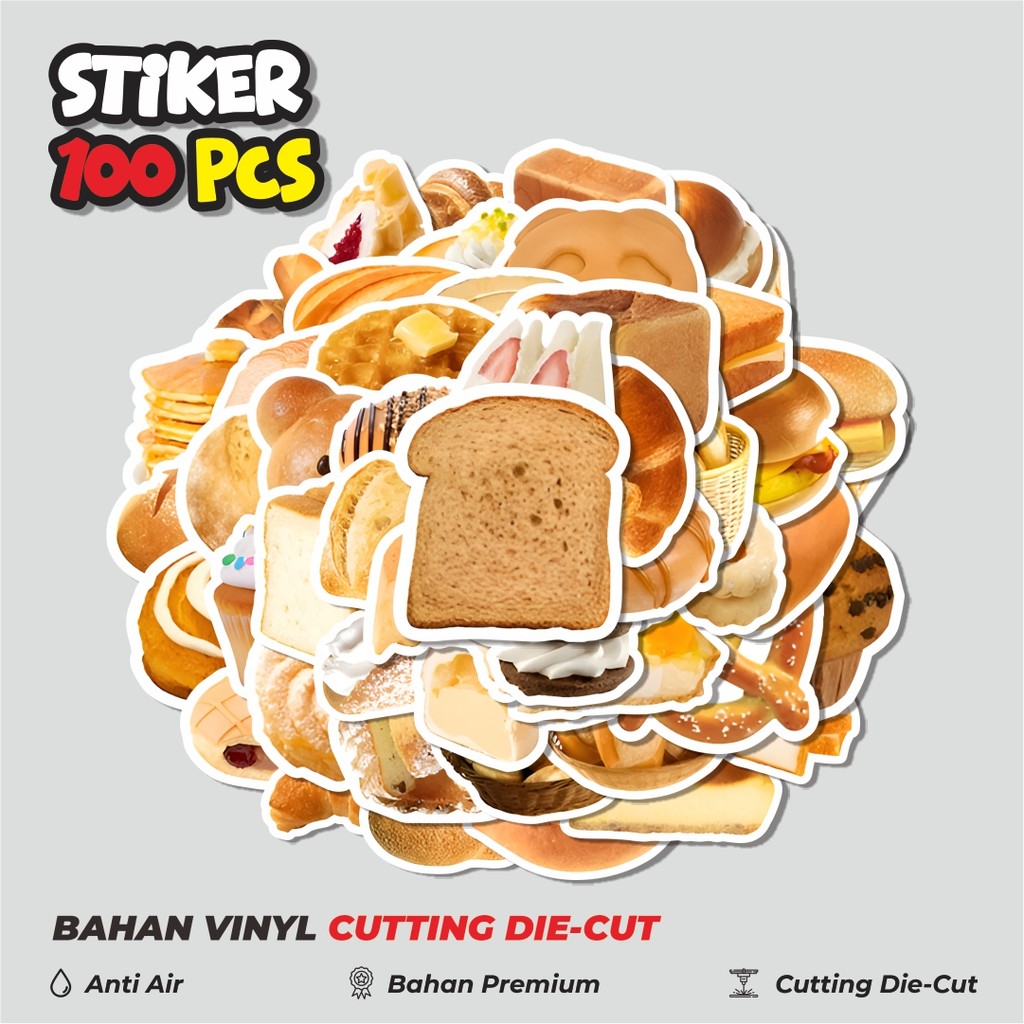 

Terbaru! 50 pcs Stiker Tempting Food Toast and Bread [Roti Panggang] Dekorasi Lucu Kreatif untuk Notebook, Skateboard, HP
