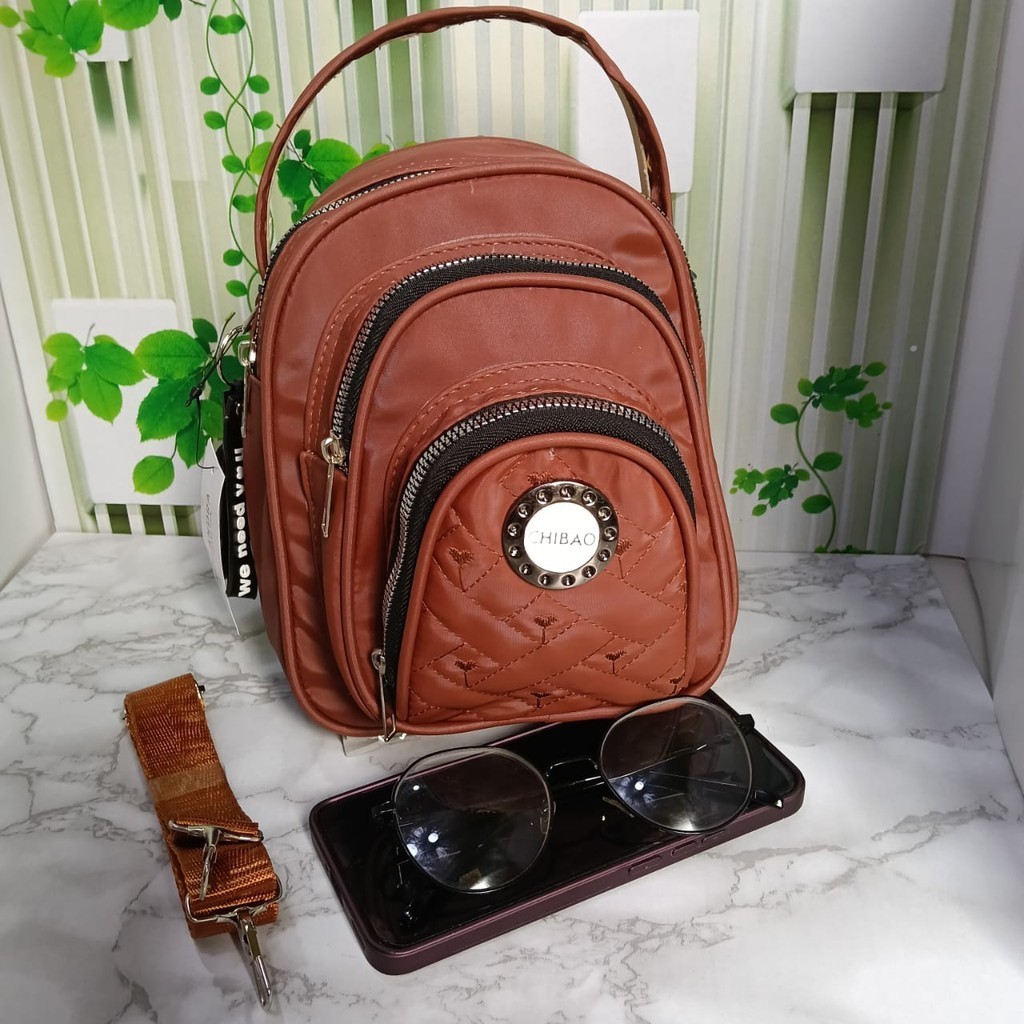 tas chibao mini backpack wanita/tas selempang ransel mini wanita
