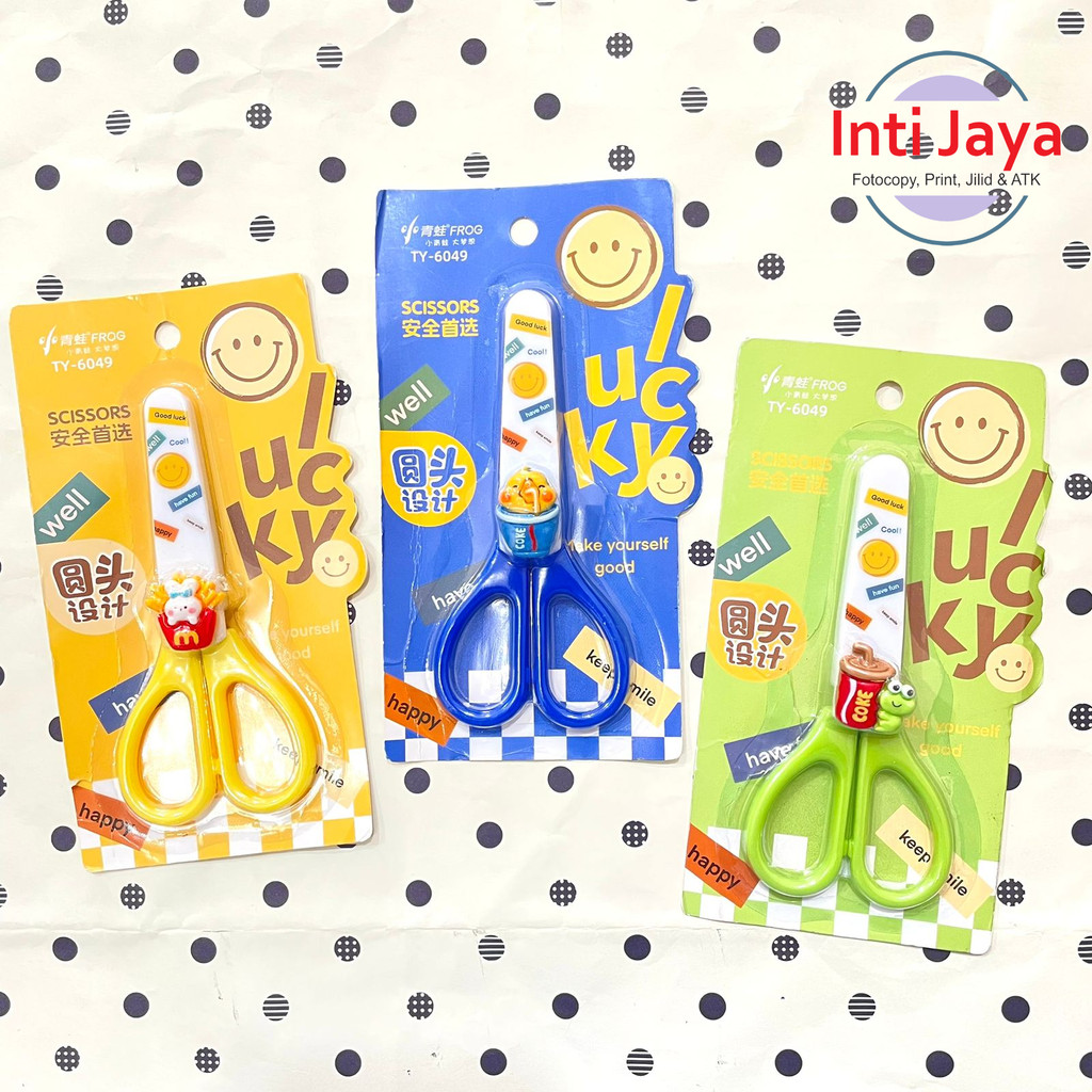 

Gunting Fancy FROG Mcd Coke Gunting Anak dengan Tutup