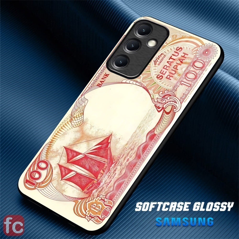 Softcase Glossy Samsung A15 A25 A35 A55  |FR23| Case Silikon Efek Kaca Pelindung Kamera Silikon Mika