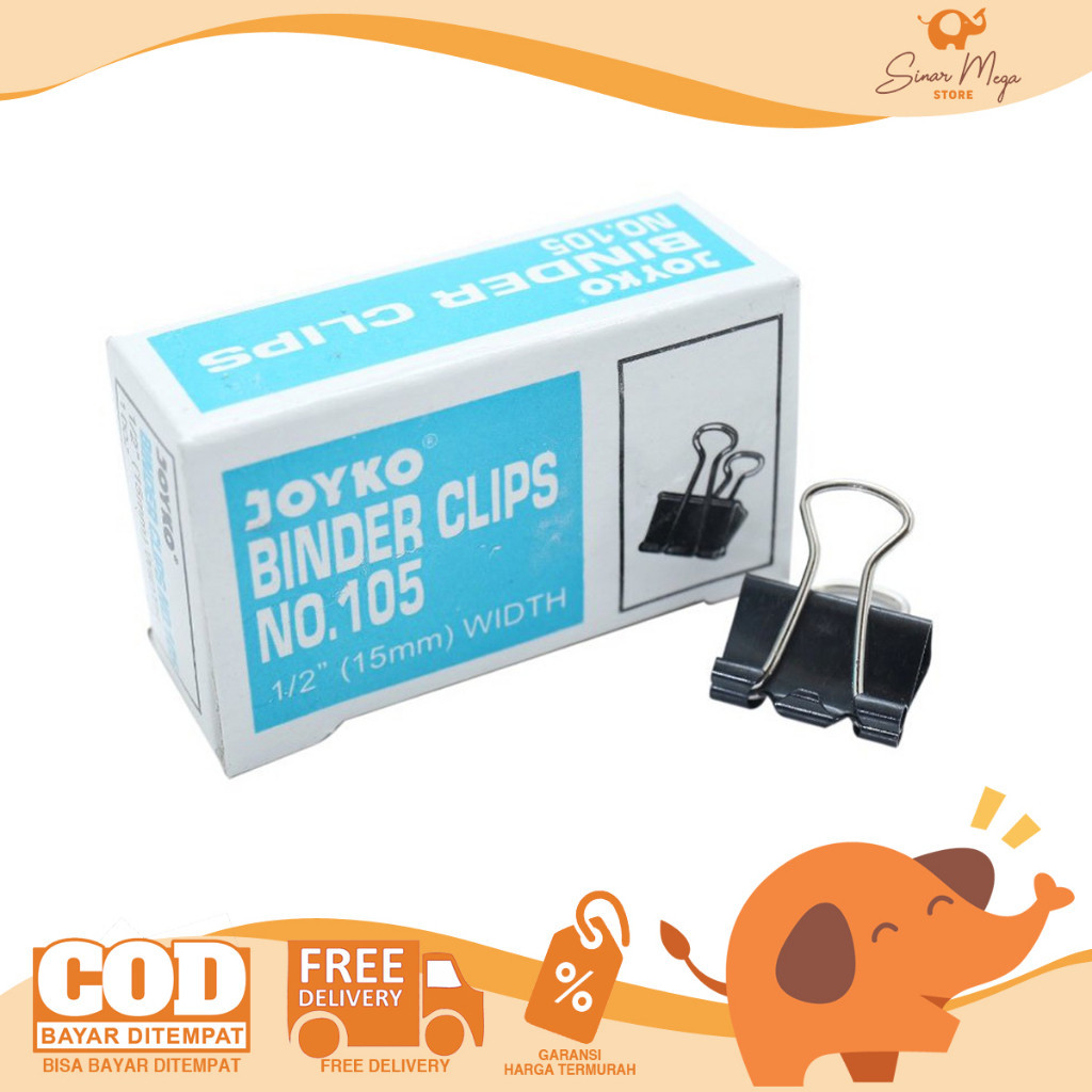 

Joyko Binder Clip Penjepit Kertas 105