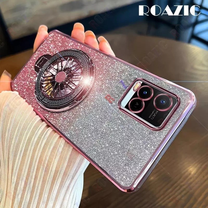 HP Soft Case Vivo Y33t Casing Silikon Untuk Vivo V2146 Y 33t VivoY33t Casing berkilau Berlapis Handp