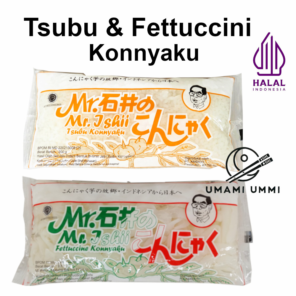 

Mr. ISHII Konnyaku Tsubu & Fettuccine Cocok untuk Diet Sehat Kaya Serat & Rendah Kalori Halal