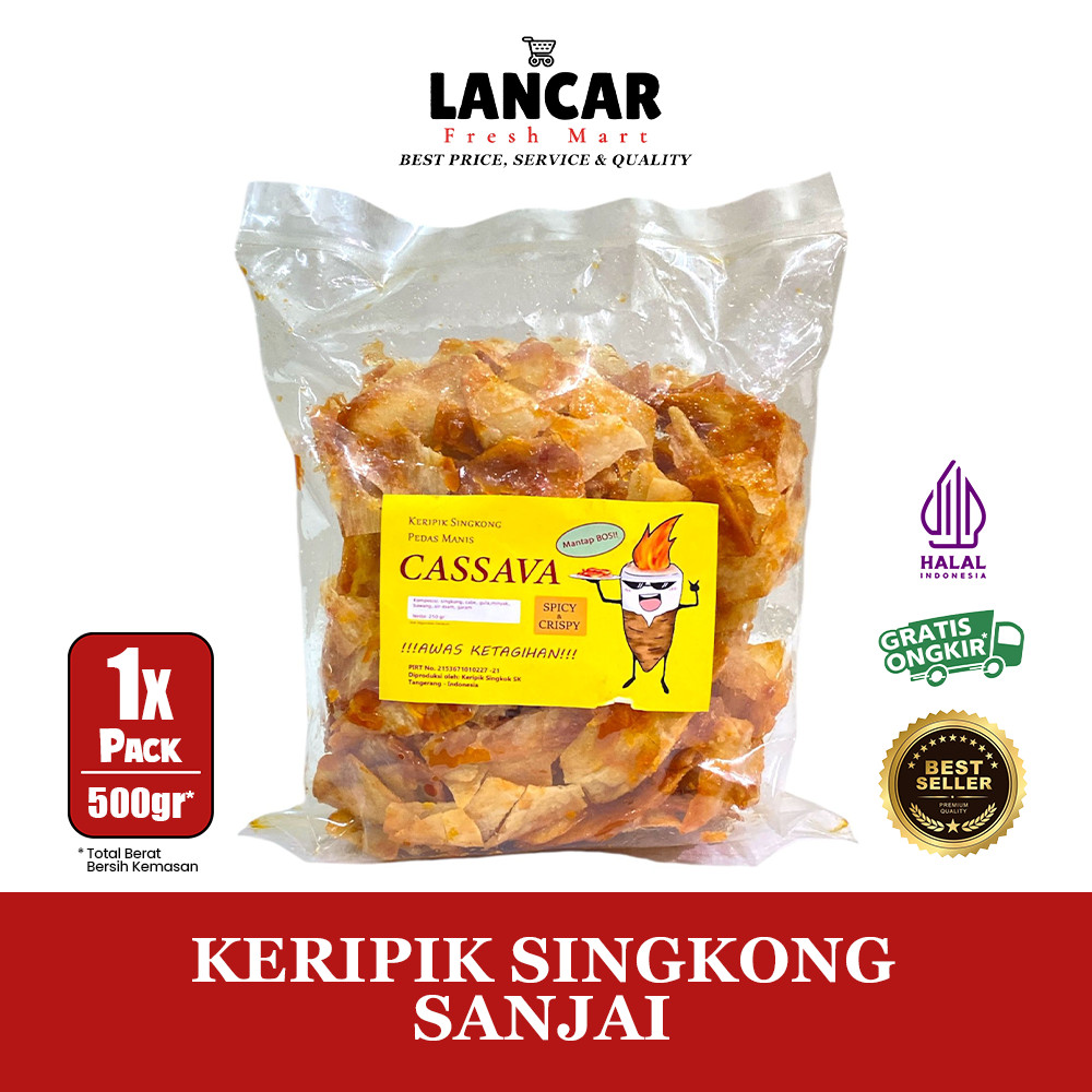 

KERIPIK SINGKONG SANJAI 500GR