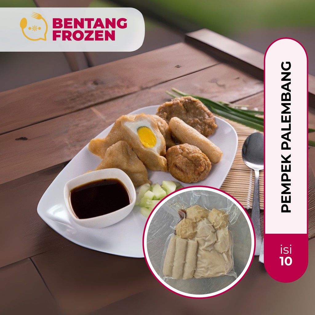 

Pempek Palembang Premium Isi 10 / Pempek Campur / Pempek Ikan Tenggiri