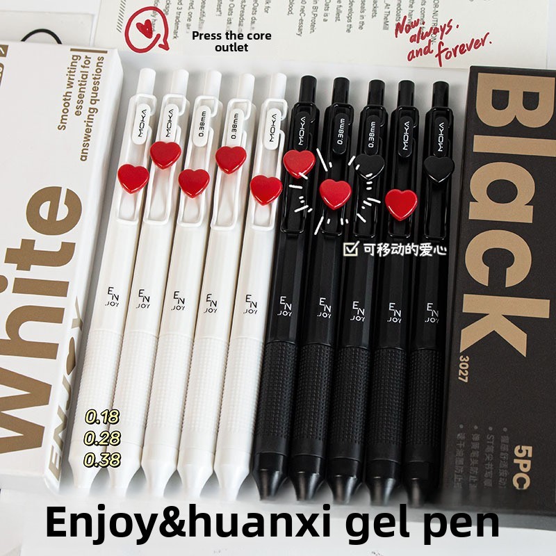 

Magic Card Joy SeriesGel Pen Push Sign Pens Hand account Journal Press Gel Pens 0.18-0.28mm School Office Stationery