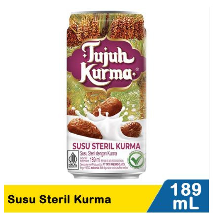 

MAYORA Tujuh Kurma Susu Steril Kurma - kaleng 189mL ( Susu Siap Saji )