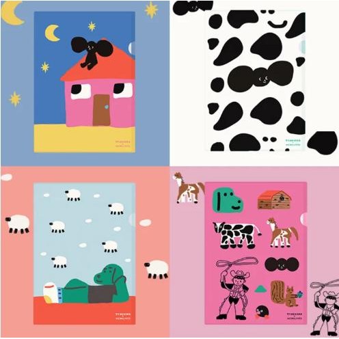 

KOKUYO x TYAKASHA File Folder A4 WSG-FU3M710 Limited Edition - HOUSE