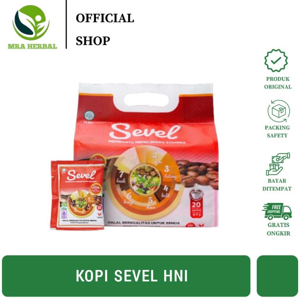 

Kopi Sevel HNI 10 Sachet | Kopi Herbal 7 Elemen Membantu Menjaga Kesehatan Tubuh