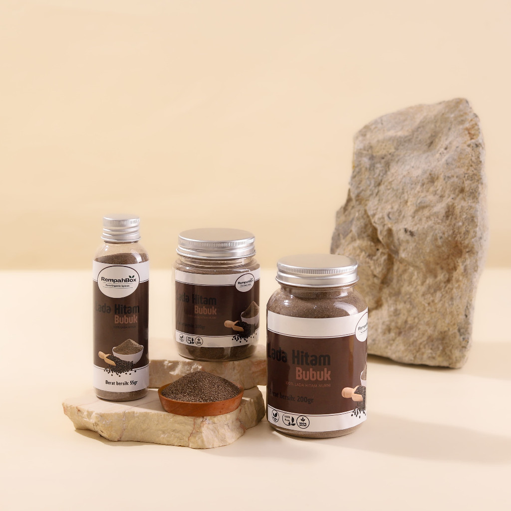 

Rempah Box Lada Hitam Bubuk Merica Bubuk Black Pepper Powder Premium Quality