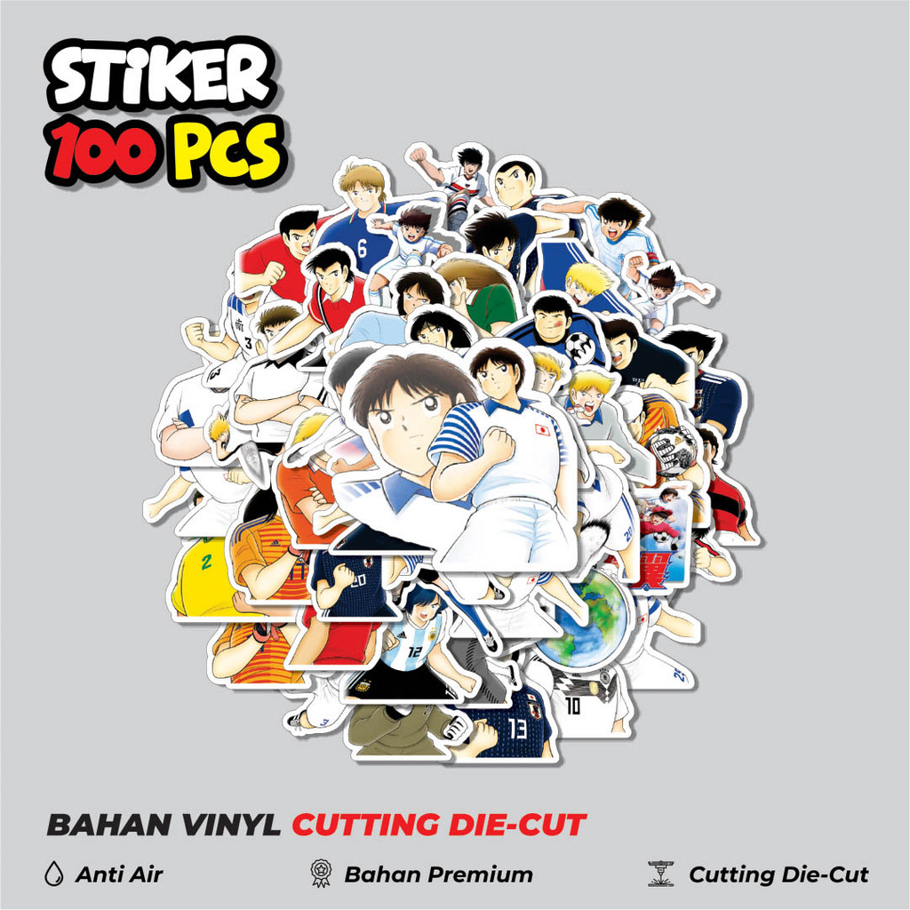 

Terbaru! 50 pcs Stiker Anime Series Tsubasa Character Mix Dekorasi Lucu Kreatif untuk Notebook, Skateboard, HP