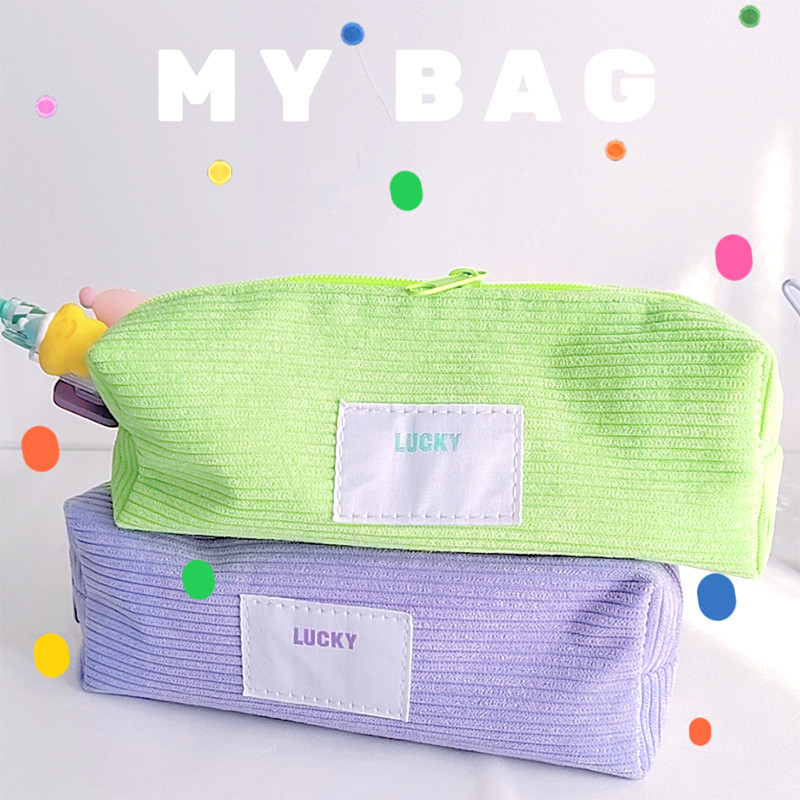 

1 Pcs Kawaii Pencil Case Cute candy color Pencil Box Pencilcase Pencil Bag School Supplies Stationery