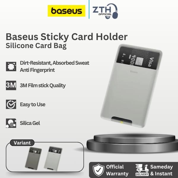

Sale Baseus Sticky Card Holder Dompet Kartu Tempelan HP Perekat Pocket - French Grey Terlaris
