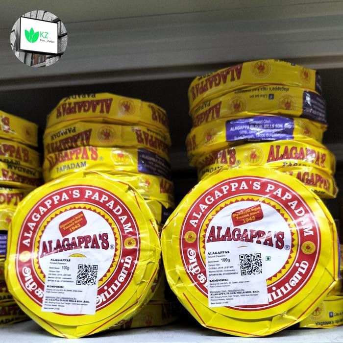 

Alagappa's Papadam 100 gr|kerupuk india