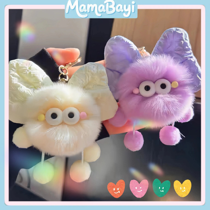 Gantungan Kunci Boneka / Ornamen Boneka Kartun / Gantungan Kunci Bulu Lucu Gemes Buat Di Tas Kunci K