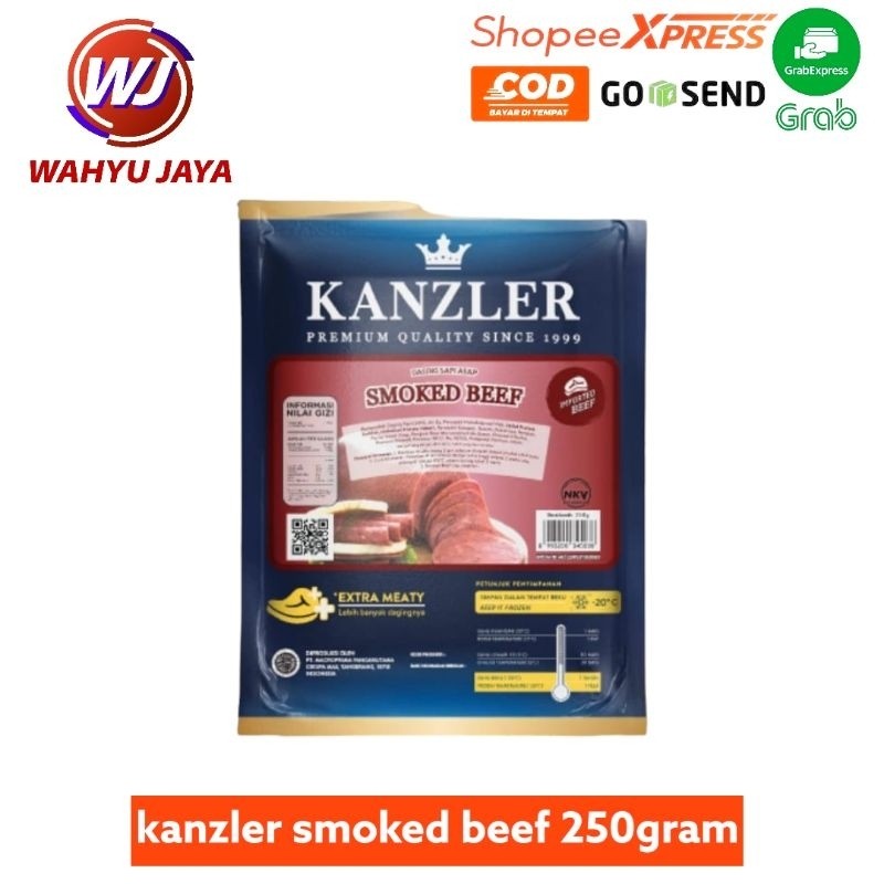 

Kanzler Smoked beef 250 gram