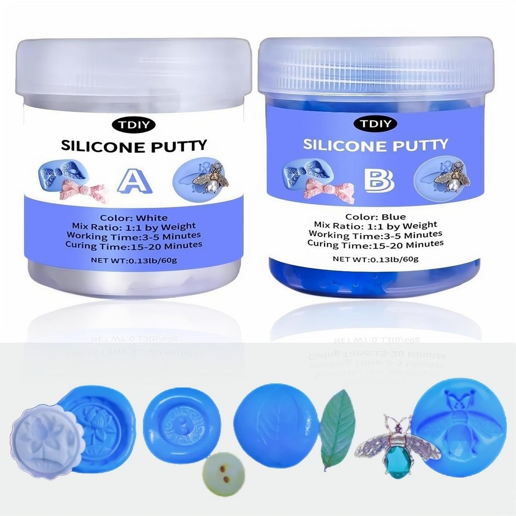 

Purple Silicone Mold Putty Safe & Non-Toxic Heat-Resistant Molds for Casting Resin Epoxy Mold Making Fast Cured Silicone Putty