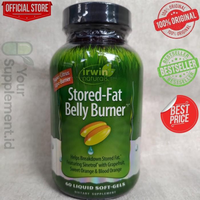 Irwin Naturals Stored Fat Belly Burner 60 SoftGels bakar lemak
