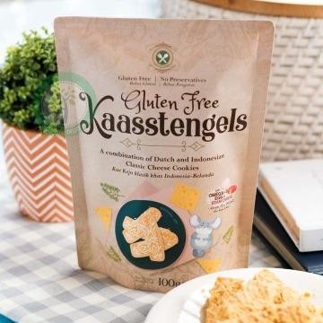 

GLUTEN FREE KAASSTENGELS - CLASSIC CHEESE COOKIES 100GR - keju