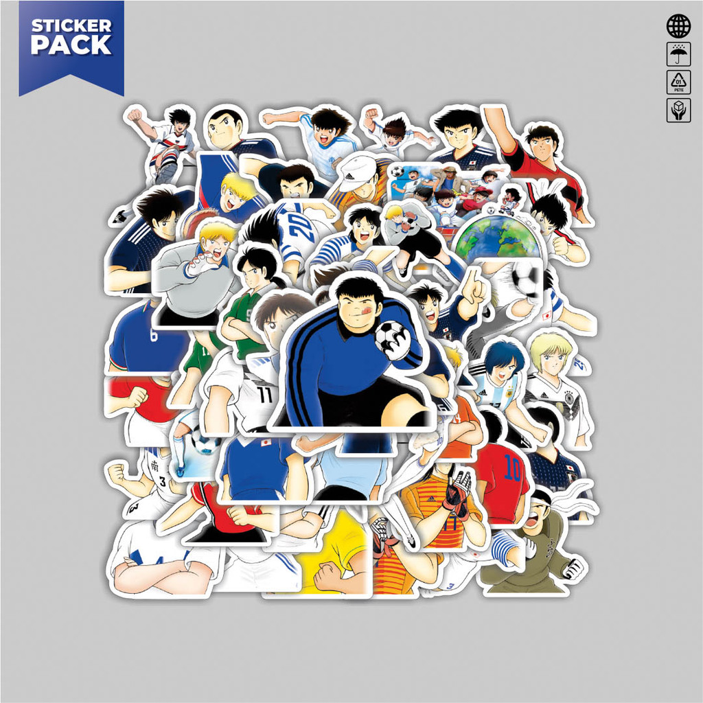 

[100PCS]Stiker Pack Stiker Anime Series Tsubasa Character Mix Aesthetic Vinyl Anti Air Dekorasi Sticker Laptop Buku Journal Koper Helm Casing HP Gitar Helm Skateboard