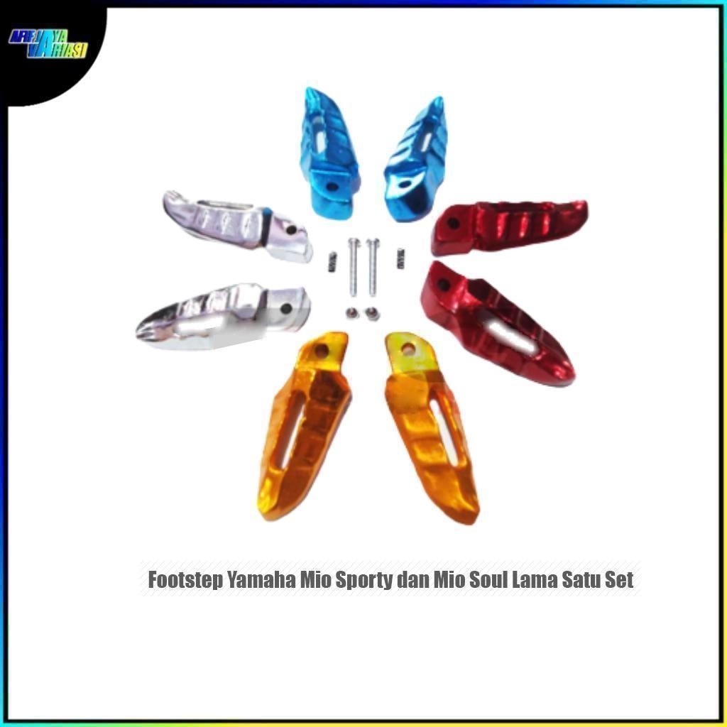 Footstep Mio Sporty Step Mio Sporty Satu Set Kanan dan Kiri Untuk Motor Yamaha Mio Sporty dan Mio So