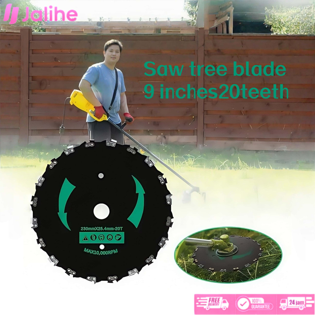 Bilah mesin pemotong rumput menebal bilah gergaji rantai melingkar baja mangan/Pedang Logam/ bilah g