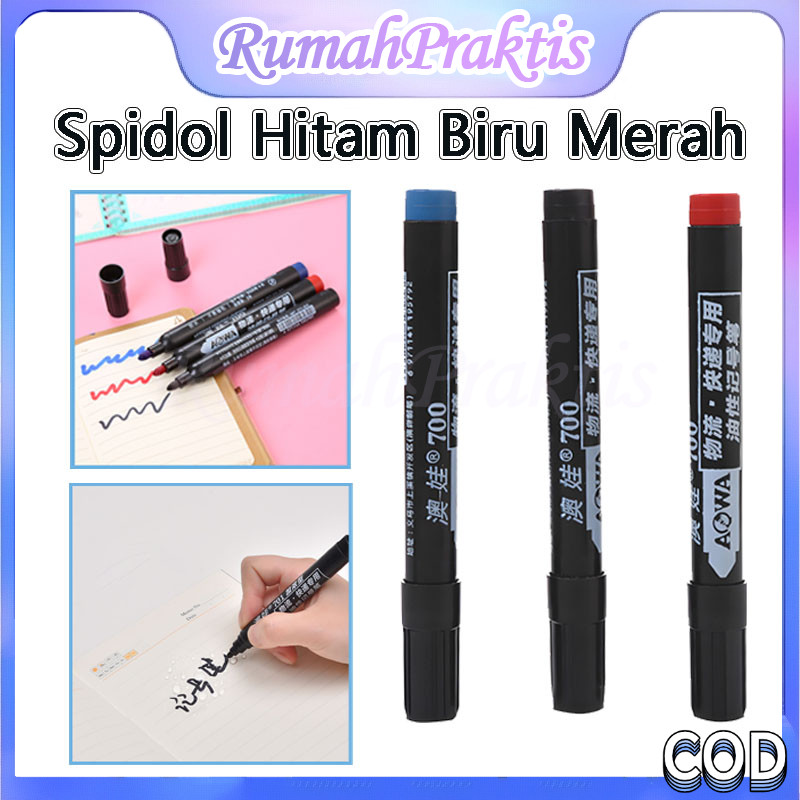 

marker permanent spidol/alat tulis spidol cepat kering/ spidol hitam biru merah marker /