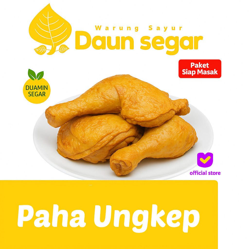 

Daunsegar - Paha Ayam Ungkep Bumbu Meresap, Siap Goreng & Lezat