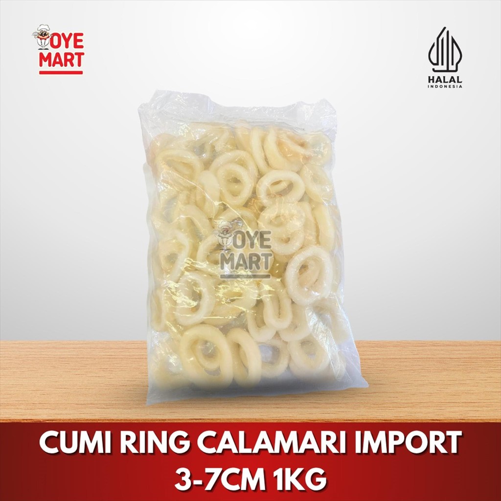 

CUMI RING CALAMARI IMPORT 3-7 CM 1KG / SQUID RING
